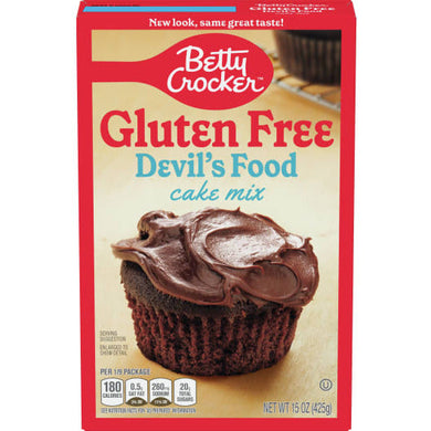 BETTY CROCKER GLUTEN FREE DEVIL FOOD CAKE 425GR
