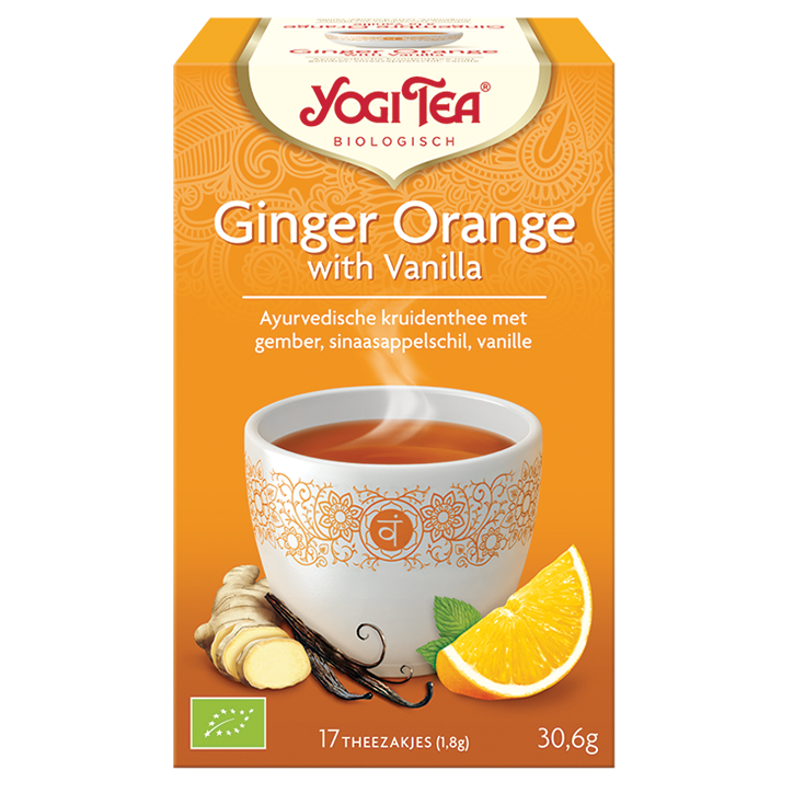 YOGI GINGER ORANGE VANILLA TEA 35G