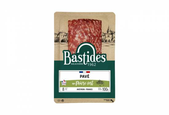 BASTIDES PAVE AU POIVRE VERT 100G