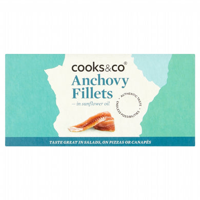 C&CO ANCHOVY FILLETS IN SUNFLOWER OIL 50G