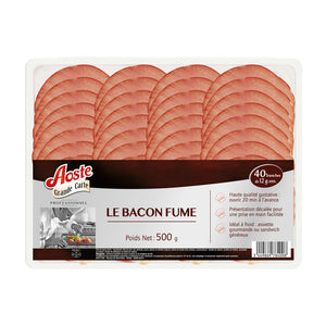 AOSTE SLICED BACK BACON 40SL 500GR