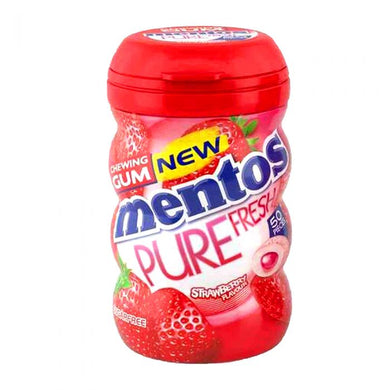 MENTOS CHEWING GUM STRAWBERRY  50P