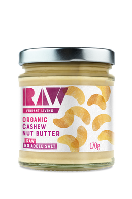 RAW HEALTH ORGANIC WHOLE CASHEW BUTTER 170G