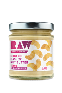 RAW HEALTH ORGANIC WHOLE CASHEW BUTTER 170G