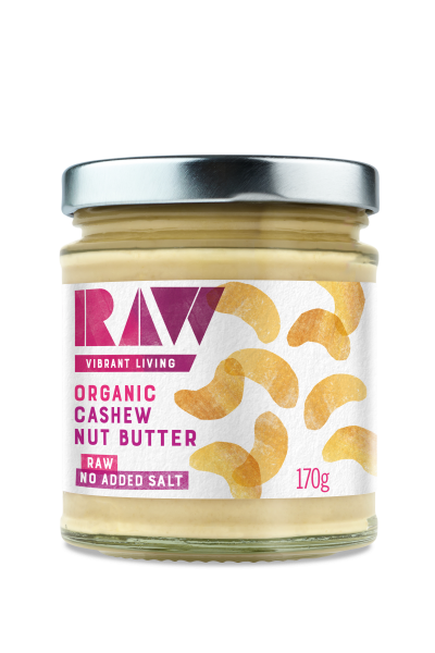 RAW HEALTH ORGANIC WHOLE CASHEW BUTTER 170G