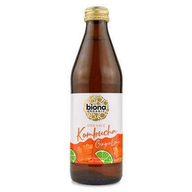 BIONA KOMBUCHA GINGER LIME ORGANIC 330G