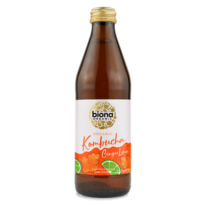 BIONA KOMBUCHA GINGER LIME ORGANIC 330G