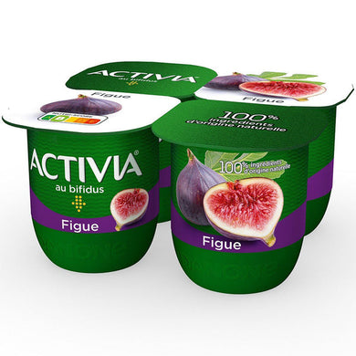 ACTIVIA FIG YOGURT 4X125GR