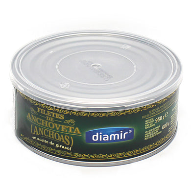DIAMIR ANCHOVY FILETS OIL 950G