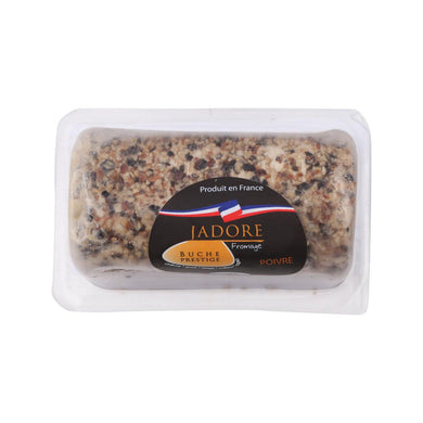 JACQUIN GOAT CHEESE LOG PEPPER 100G