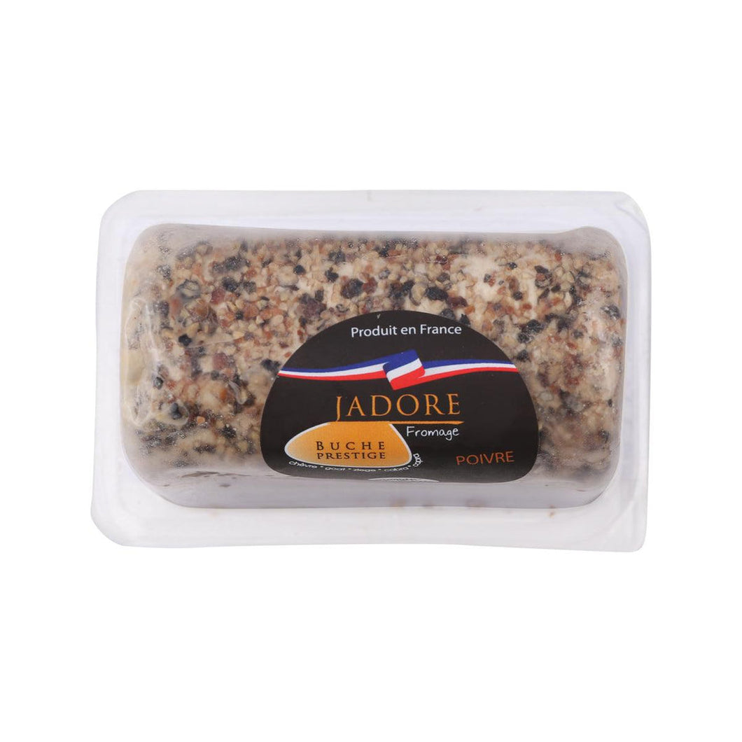 JACQUIN GOAT CHEESE LOG PEPPER 100G