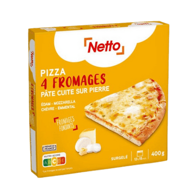 NETTO PIZZA CHEESE 400G
