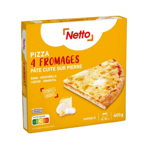 NETTO PIZZA CHEESE 400G