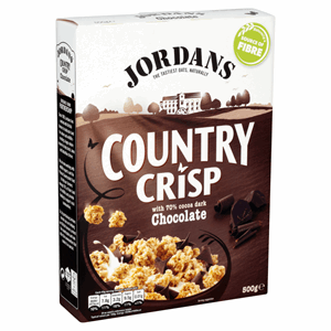JORDANS COUNTRY CRISP DARK CHOCOLATE 500G