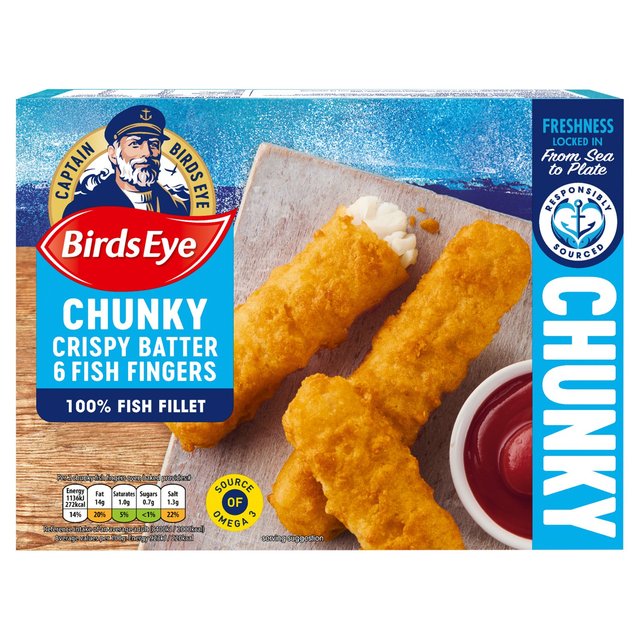 B/EYE CRISPY BATTER FISH FINGERS 6X360G