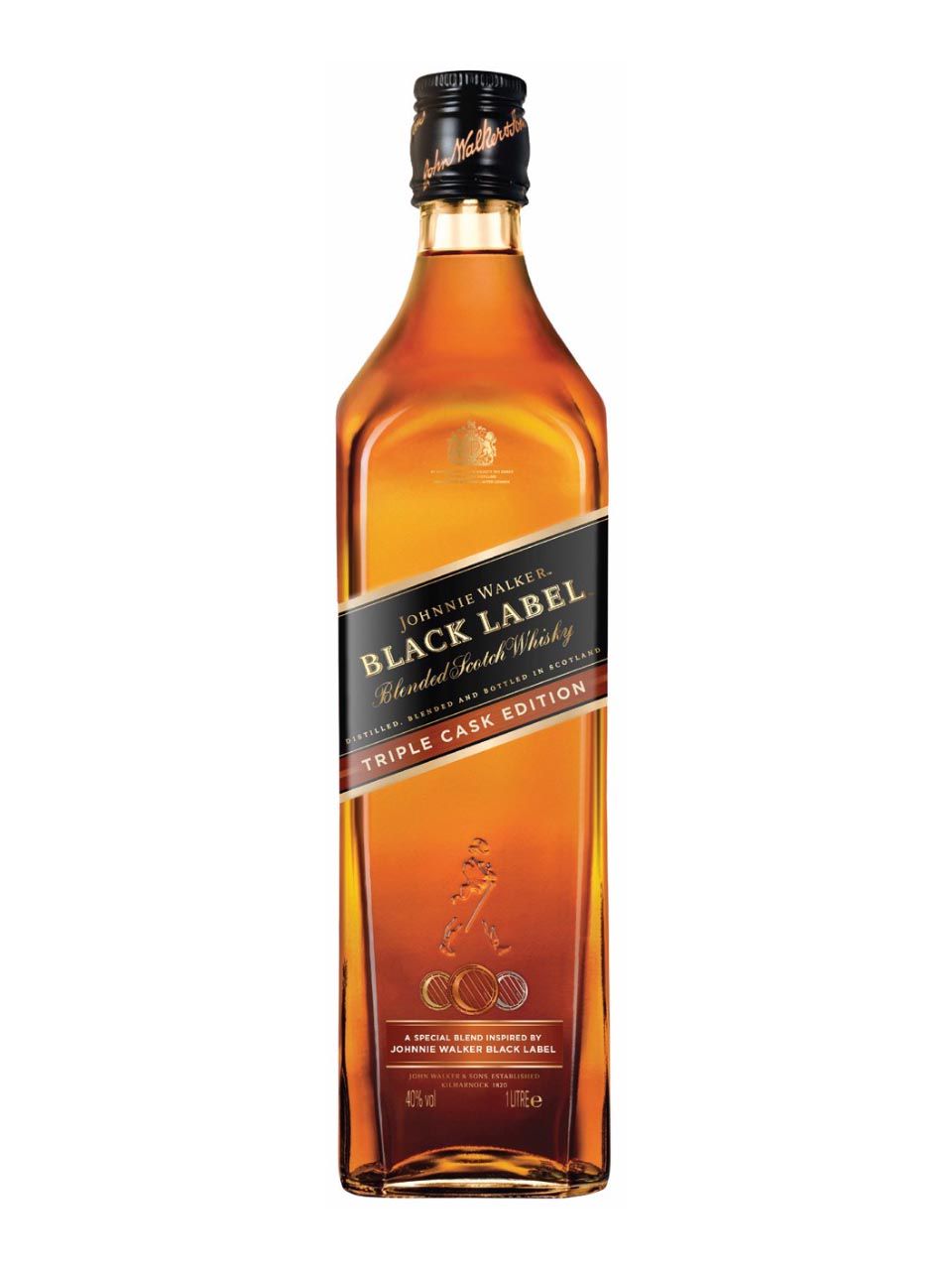 WHISKY JOHNNIE WALKER BLACK TRIPLE CASK EDIT. 1L