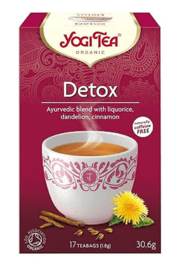 YOGI ORGANIC DETOX TEA 17 BAGS