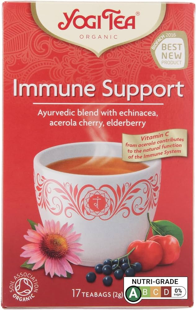 YOGI IMMUNE SUPPORT TEA ORGANIC 17BAGS