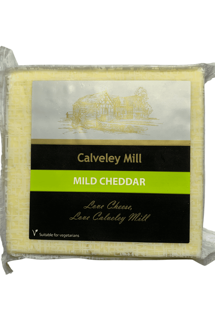 CALVELEY MILL WHITE MILD CHEDDAR  200G