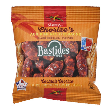 BASTIDES PETITS CHORIZO'S AUX PIMENTS 500G