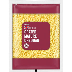 ICELAND GRATED MATURED  CHEDDAR  250GR