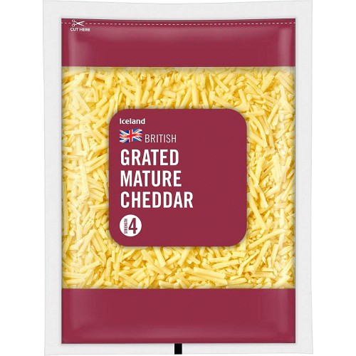 ICELAND GRATED MATURED  CHEDDAR  250GR