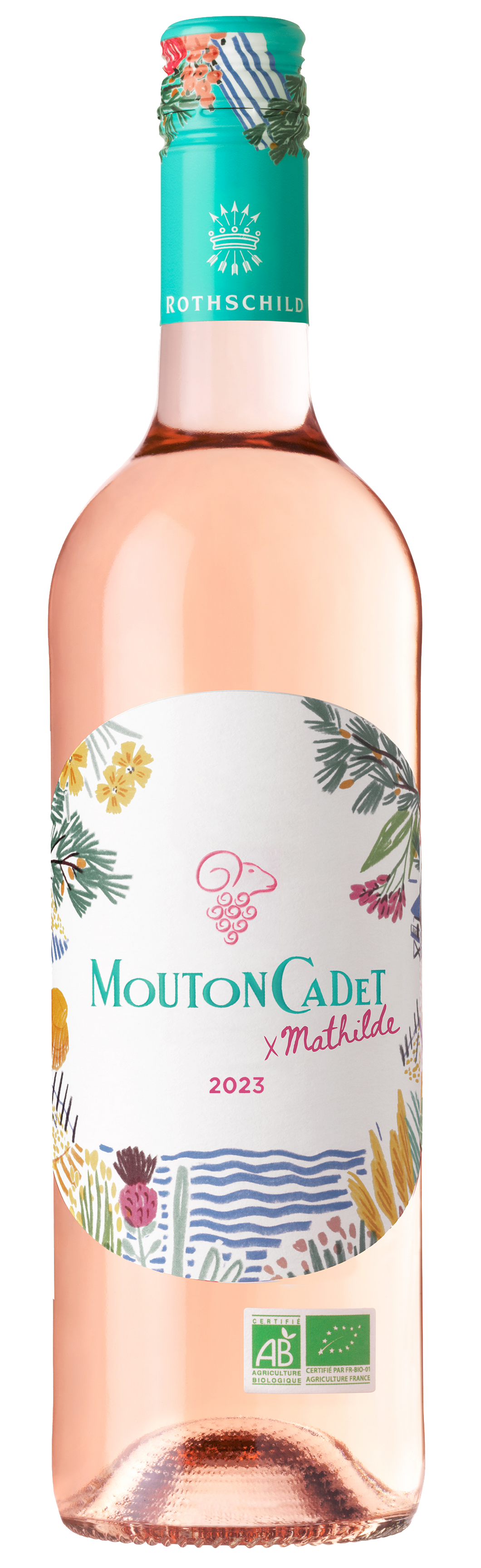 MOUTON CADET ROSE BIO X MATHILDE  75CL