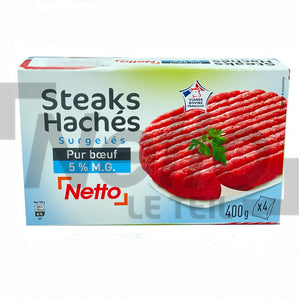 NETTO BEEF BURGERS 5% X 4 400G