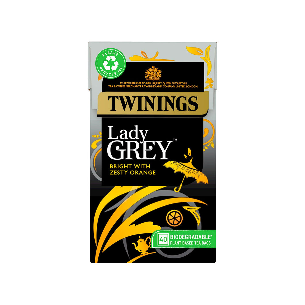 TWININGS LADY  GREY TEA 40'S