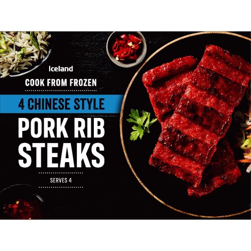 ICELAND  CHINESE PORK RIB STEAKS 4 X 472G