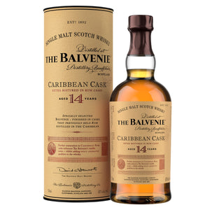 WHISKY BALVENIE 14YEARS CARRIBEAN CASK 43° 70CL