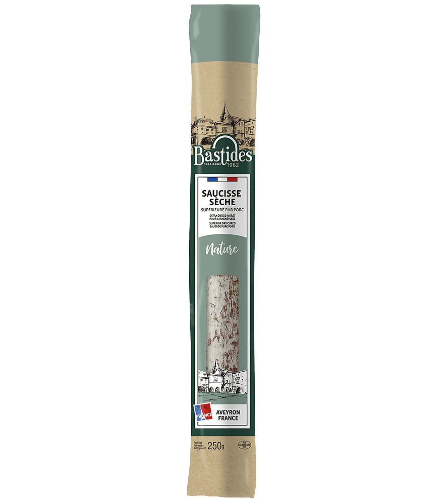 BASTIDES SAUCISSE SEC NATURE 250G