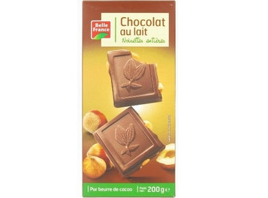 BF MILK CHOCOLAT WITH WHOLE NUTS 200 GR