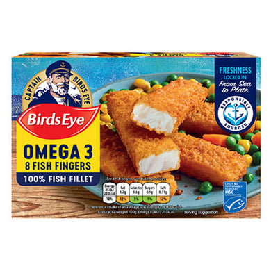 B/EYE GREAT  VALUE BREAD  FISH FINGERS 8X200G