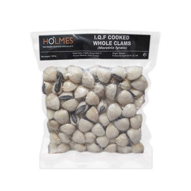CLAMS WHOLE SHELL COOKED 60/80  1KG