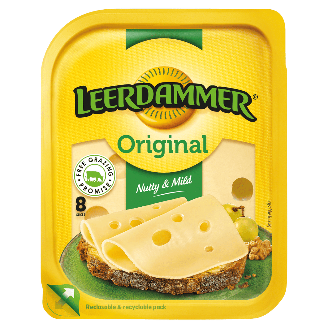 LEERDAMMER 8 CHEESE SLICES 160G