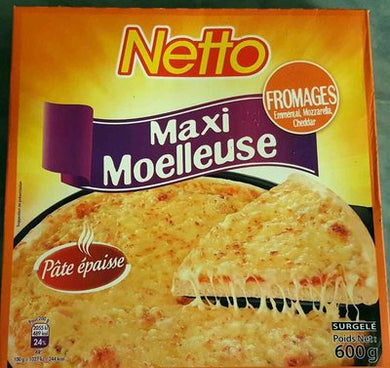 NETTO PIZZA MAXI CHEESE 600G