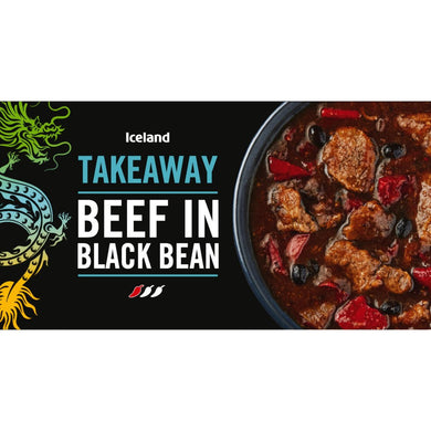 ICELAND TAKEWAY BEEF IN BLACK BEAN 375G