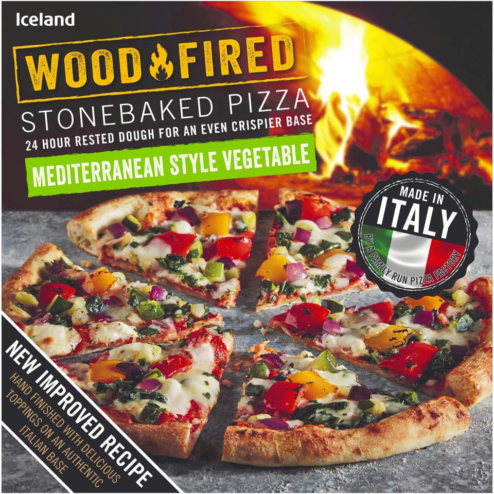 ICELAND PIZZA  MEDITERRANE VEG 401GR