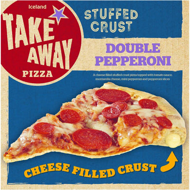 ICELAND PEPPERONI STUFFED CRUST PIZZA 445G