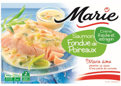 MARIE SALMON PREPARED WITH LEEKS  400G