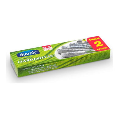 DIAMIR SMALL SARDINES IN CHILLI OIL  X2