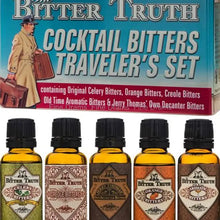 Load image into Gallery viewer, BITTER TRUTH COCKTAIL BITTERS TRAVELERS SET5X2CL