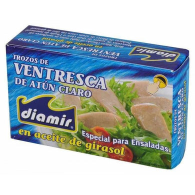 DIAMIR BELLY FILLETS TUNA IN SUNFLOWEROIL120GR