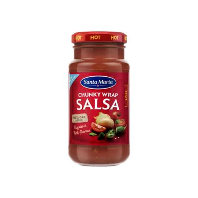 SANTA MARIA CHUNKY WRAP SALSA HOT 230G