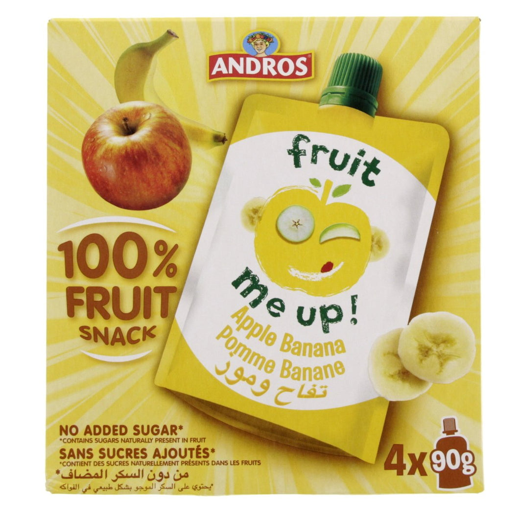 ANDROS APPLE BANANA 4X125GR