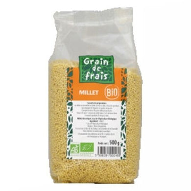 GRAIN DE FRAIS MILLET GRAIN PEELED BIO 500GR