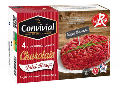 CONVIVIAL CHAROLAIS BEEF BURGER FRZ 150 GRX5PCS