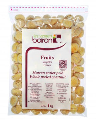 BOIRON FRZ PEELED CHESTNUTS BROWN 1KG