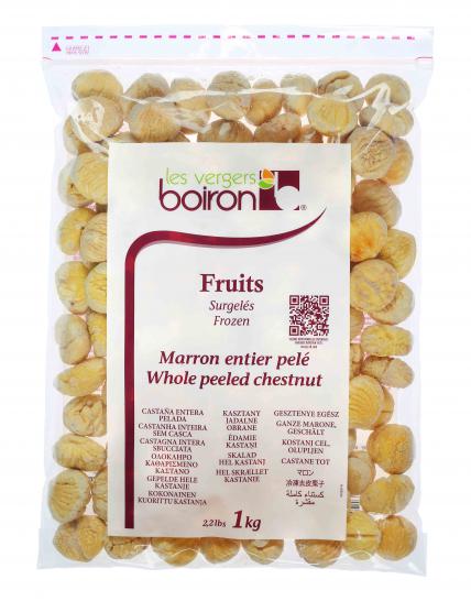 BOIRON FRZ PEELED CHESTNUTS BROWN 1KG